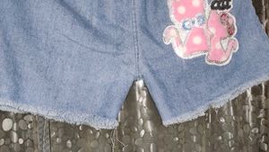 New Blue Cute Denim Shorts For Girls