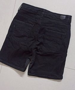 Black High Waist Short
