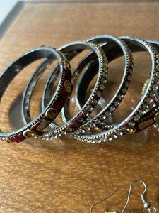 Stone Brown Bangles