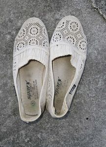 Sparx Women White Loafers