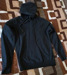 Bewakoof Jet Black Fleece Hoodie