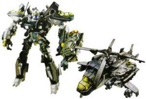 Action Figure Robot to Helicopter Converting Toy