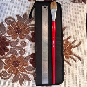 🎨 Solimo 13-Piece Oil Paint Brush Set + Premium C