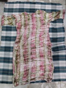 Boho Chic Plaid Tunic Top