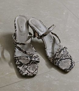 Cleo Snake Print Heels