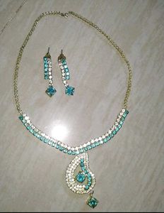 Blue Stone Jewellery Set