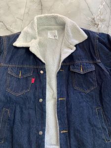 Denim Sherpa Jacket For Men