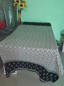 Black &amp; White Print Dress