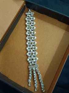 Pearl &amp; Crystal Floral Bracelet