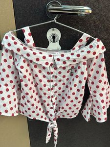 Girls' Polka Dot Top &amp; Pant Set