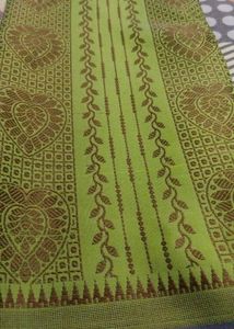 Pochampalli Handloom Silk Saree for Women (Green)