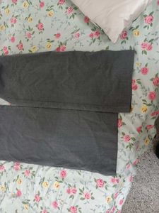 Gray Wide Leg Trousers