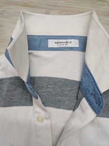 Beanpole Elegant Striped Polo Shirt