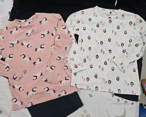 Disney Kids' Long Sleeve Tops - Set of 2