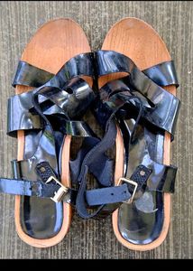 Black Strappy Sandals