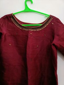 Pure Raw Silk Kurta