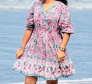 Floral Print Mini Dress