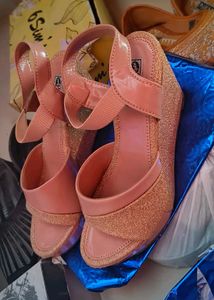 Elegant Peach Heels