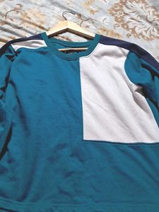 Color Block Tshirt For Ladies