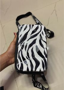 Zebra Print Crossbody Bag