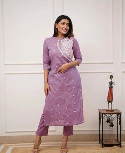 Elegant Embroidered Kurta Set