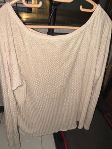 Cozy Beige Knit Sweater