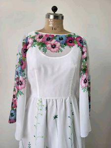 Printed Chiffon Dress (Fixed Price)