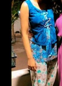 Navy Blue Top For Girls N Women