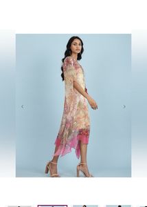 Aarke Ritu KumarPrinted V-neck Kaftan with Camisol