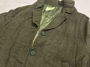 Brown Wool Blend Coat