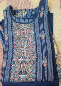 Nevy Blue Pashmina Suit