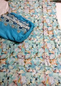 😍Floral Print Dupatta Set