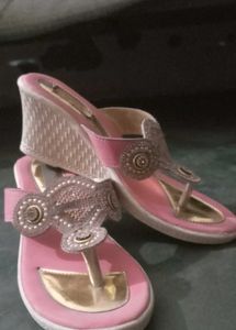 Pink Embellished Heels