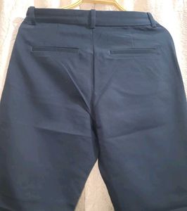 Navy Blue Wide Leg Pants