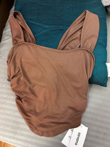 SAVANA BROWN SUMMER TOP