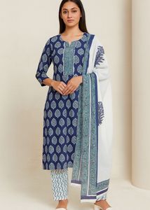 🌿 Premium Cotton Kurta Set - Elegant & Breezy 🌿