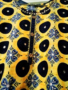 New Boutique Embroided Kurta Pant Dupatta Set