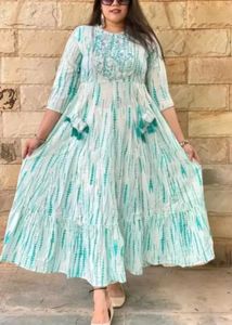 Elegant Tie-Dye Print Kurta