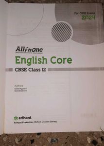 All In One English Core CBSE Class 12