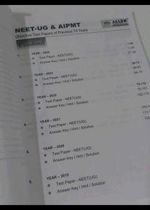 Allen Combo Book +27 Test +omr+ans Key
