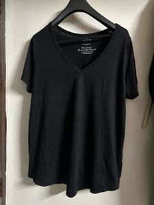 Black V-Neck Tee