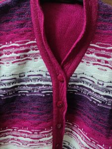 Stylish Striped Knit Cardigan