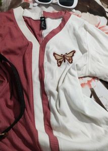 Butterfly Print Top