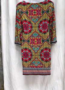 81610. Colorful Patterned Dress