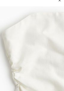 White Bandeau Top