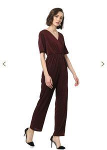 Chic Burgundy Jumpsuit