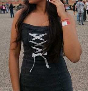 Black Denim Dress❤️‍🔥