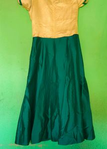 Embroidered Gown With Shrug