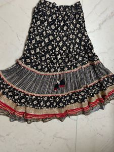 Boho Print Ethnic Skirt
