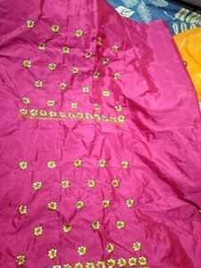 Pink Embroidered Blouse Piece